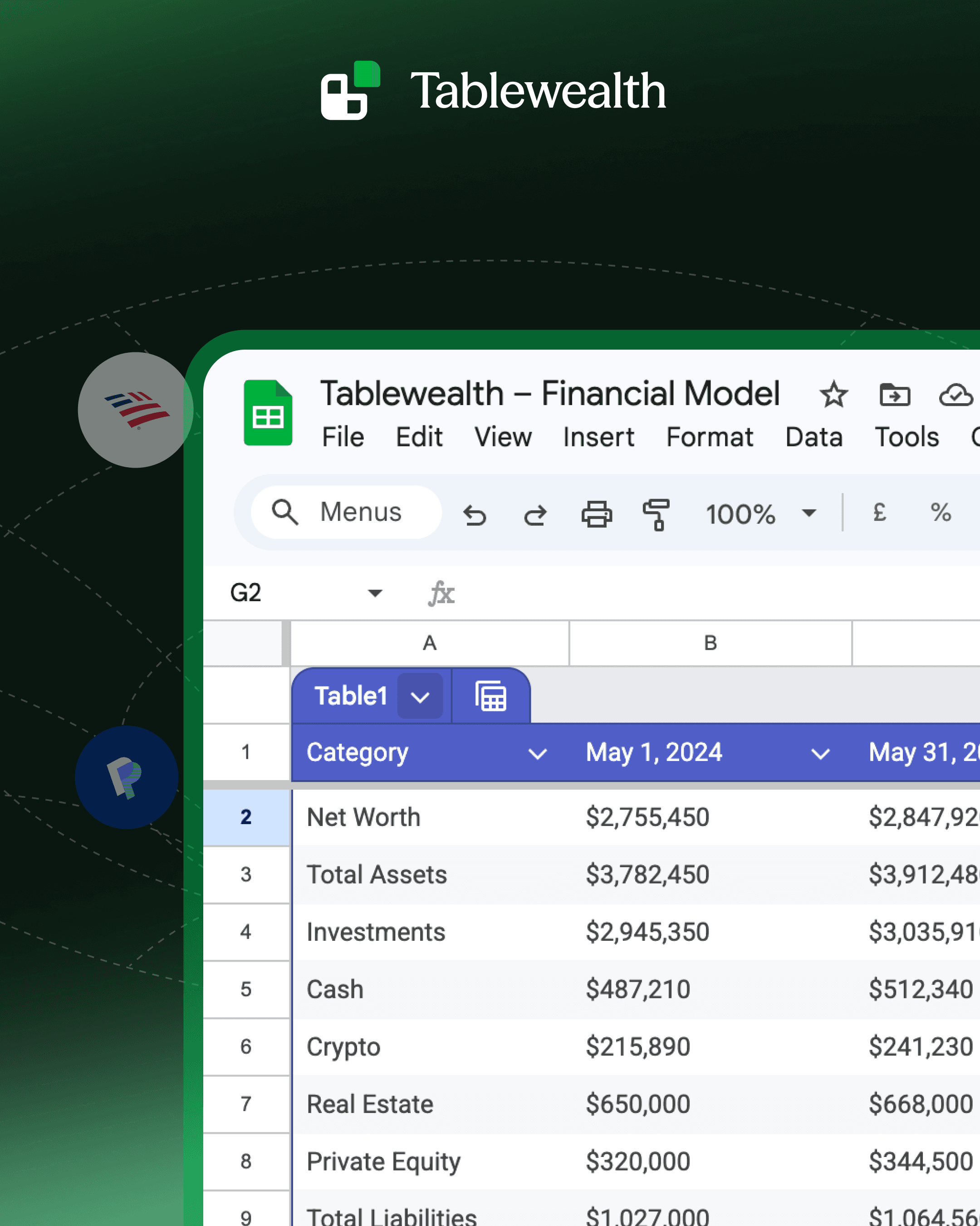 Spreadsheet sync preview